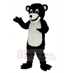 Cute Smile Black Bear Mascot Costume Animal