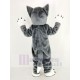 Loup gris mignon Costume de mascotte Animal