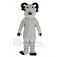 Nouveau mouton blanc à grandes cornes Costume de mascotte Animal