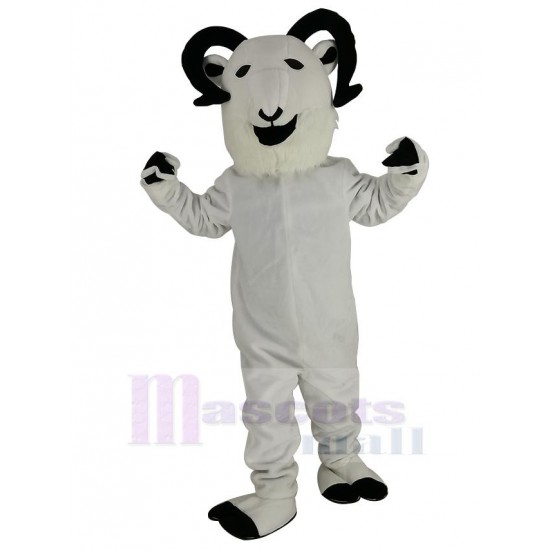 Neue weiße Schafe Großgehörnte Maskottchen Kostüm Tier