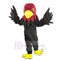 Faucon noir cool Costume de mascotte Animal