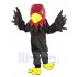 Cool Black Hawk Mascot Costume Animal