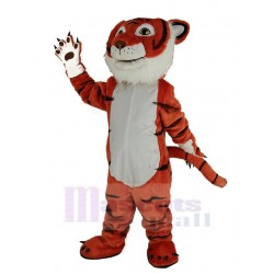 Cute Orange Tiger Mascot Costume Animal