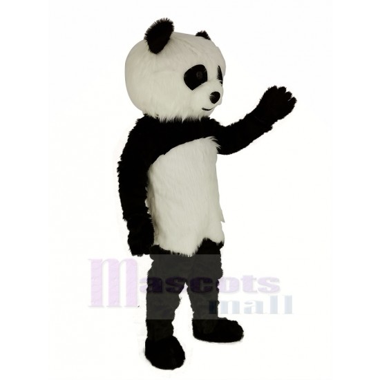 Long-haired Panda Mascot Costume Animal