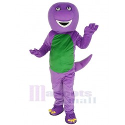 Purple Barney Dinosaur Mascot Costume Animal