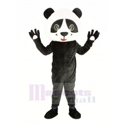Smiling Panda Mascot Costume Animal