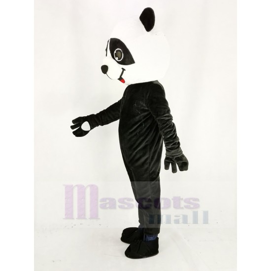 Lächelnder Panda Maskottchen Kostüm Tier