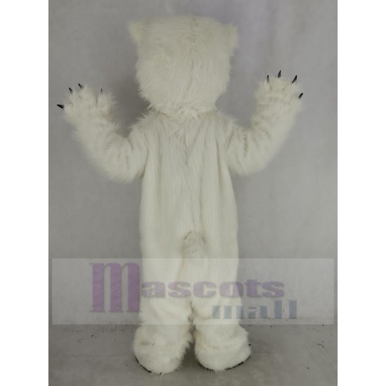 Kaltes Weiß Eisbär Maskottchen Kostüm Tier