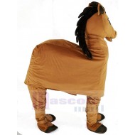 Mein kleines Pony Pferd Maskottchen Kostüm mit lila Haaren