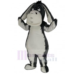 Gray Eeyore Donkey Mascot Costume Animal