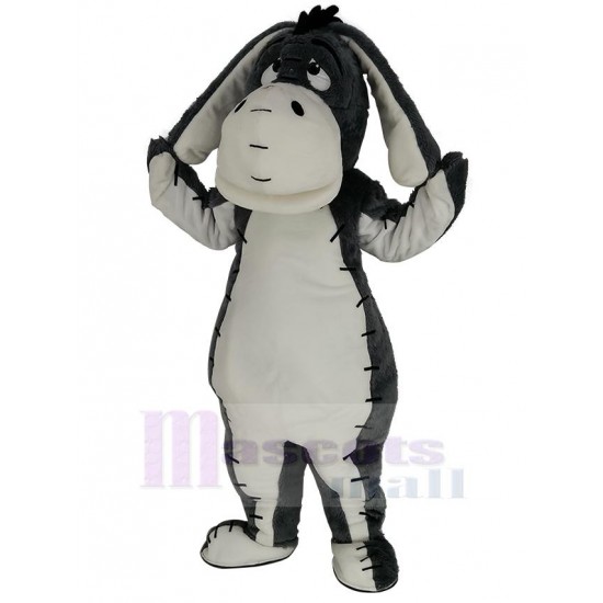Âne Bourriquet Gris Costume de mascotte Animal