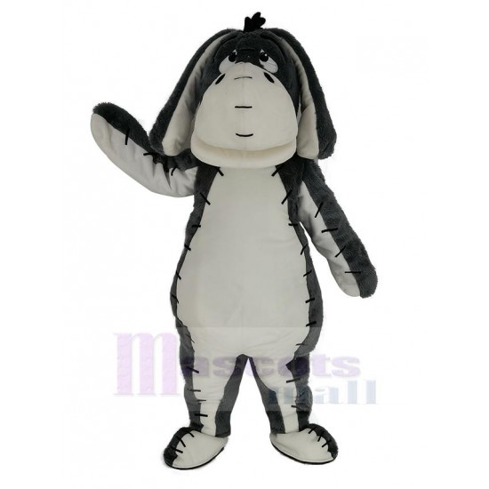 Âne Bourriquet Gris Costume de mascotte Animal