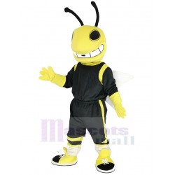 Jaune Sport frelon abeille Costume de mascotte Insecte