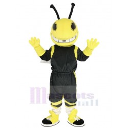 Jaune Sport frelon abeille Costume de mascotte Insecte
