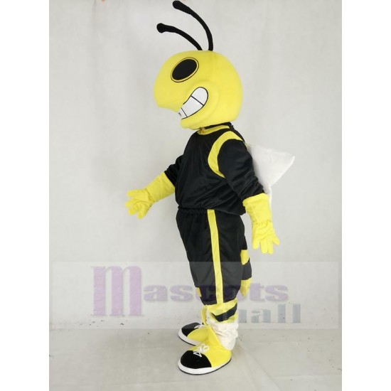Sport Gelb Hornissenbiene Maskottchen Kostüm Insekt