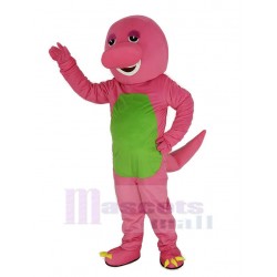 Dinosaure de Barney rose Costume de mascotte Animal