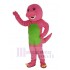 Dinosaure de Barney rose Costume de mascotte Animal