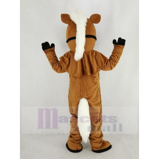 Brown Stable Horse Mascot Costume Animal
