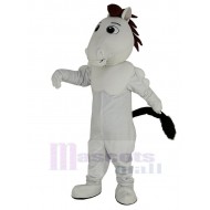Cheval Mustang Blanc Costume de mascotte Animal