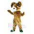 Sport Brown Ram Mascot Costume Animal
