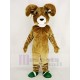 sport Bélier brun Costume de mascotte Animal
