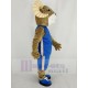 Pouvoir Bélier sportif Costume de mascotte dans Sportswear Rayure Jaune Animal