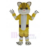 Gelber Tiger Maskottchen Kostüm Tier