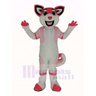 Rosa Husky-Hund Maskottchen Kostüm Tier