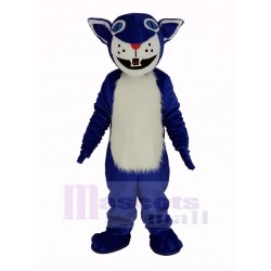 Chat Sauvage Bleu Foncé Costume de mascotte Animal