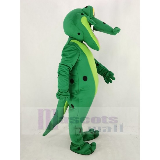 Lächelnder Alligator Maskottchen Kostüm Tier