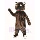 Dunkelbrauner Panther Maskottchen Kostüm Tier