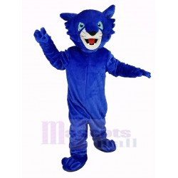 Blue Bobcats Mascot Costume Animal