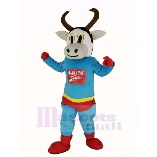 Super Cow Cattle Mascot Costume Animal