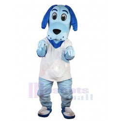 Blauer süßer Hund Maskottchen Kostüm Tier Halloween