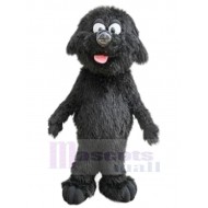 Perro negro de pelo largo Disfraz de mascota Animal