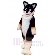 Brown Dog Fox Husky Dog Mascot Costume Animal with Big Eyes