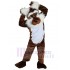 Perro marrón Disfraz de mascota Animal con orejas peludas