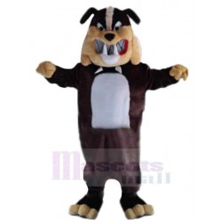 Böse Bulldogge Maskottchen Kostüm Tier mit scharfen Zähnen