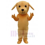 Smart Yellow Dog Mascot Costume Animal