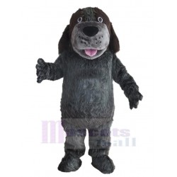 Beau chien Husky gris foncé Costume de mascotte Animal