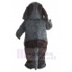 Lovely Dark Grey Husky Dog Mascot Costume Animal