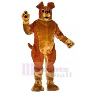 Chien chiot livre brun Costume de mascotte Animal