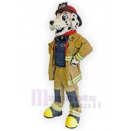 Cooler professioneller Feuerwehrhund Maskottchen Kostüm Tier