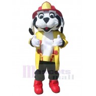 Cute Professional Fire Dog Mascot Costume Animal
