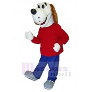 Rescue Dog Mascot Costume Animal in Red Coat