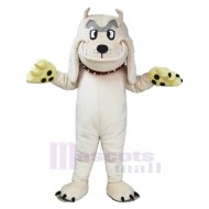 Chien Shar Pei blanc Costume de mascotte Animal