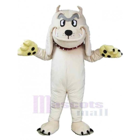 White Shar Pei Dog Mascot Costume Animal