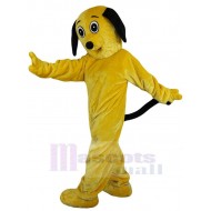 Chien jaune Costume de mascotte Animal aux oreilles noires