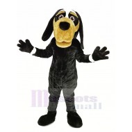 Cooler schwarzer Hund Maskottchen Kostüm Tier