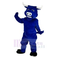 Muscle bleu taureau taureau Costume de mascotte Animal